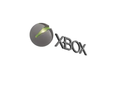Xbox 2005 Logo v1 002 Free low-poly 3D model