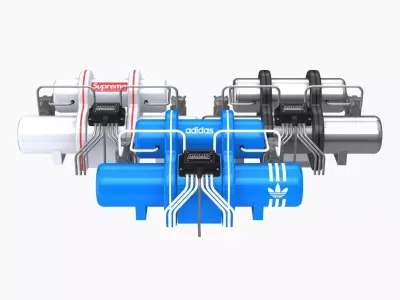 Airlift Performance air suspension kit bundle 3D Model Pack