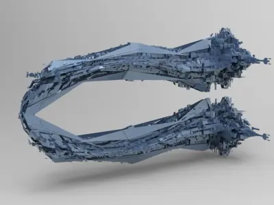 Hydra Drake Claw archway 3D model