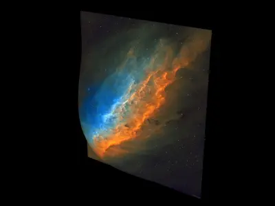 California Nebula 3D model