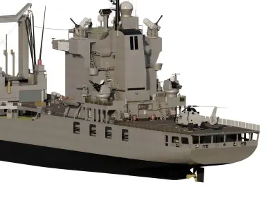 Support boat 3D model