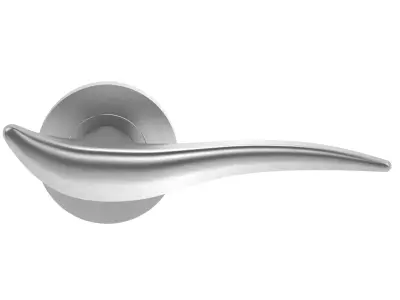 Consort Lunar Satin Stainless Steel Door Handle 3D model
