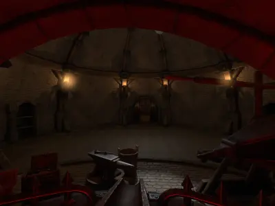 The Forge Low-poly 3D model