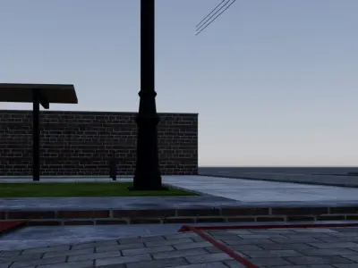 cottage 3D model buy