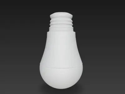 Corrugated LED Bulb 3D model