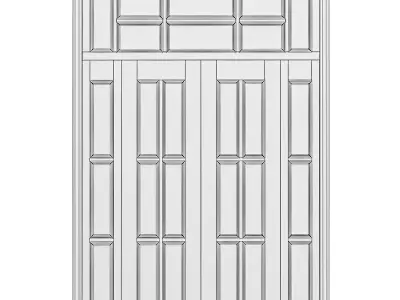 Interior Doors 3d model  Low-poly 3D model
