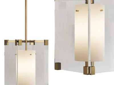 Achilles Pendant Light Low-poly 3D model