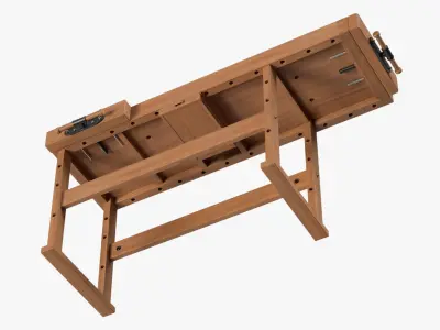  Woodworking Bench with Nail Gun 