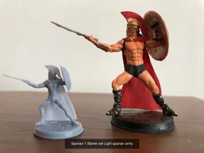 Light spartan army 3D Model Pack