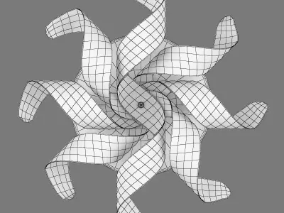 75464x Turbio Lightstar Sconce or Ceiling Lamp 3D model