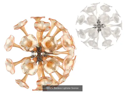 891 Bardano Lightstar Collection of Lamps 3D Model Pack