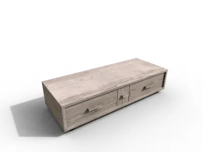 Pack 2 Modern Furniture 3D Model Low-poly 3D model 4