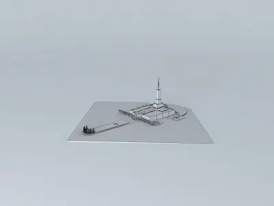 LDS. Temple Toronto, Ontario. Templo Mormon. 44 th.operating ... Free 3D model