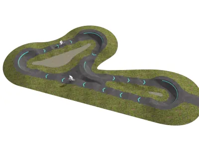 Pump track 05 3D model