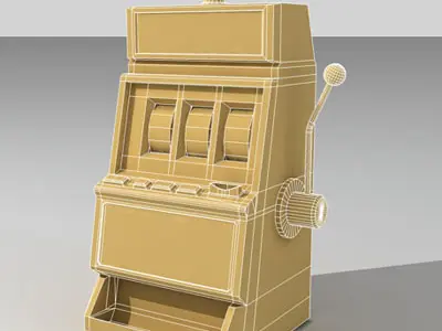 Slot machine 3D model