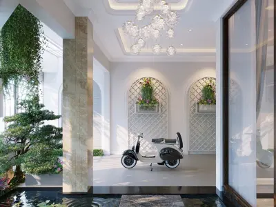 Luxury Classic Villa 3D model