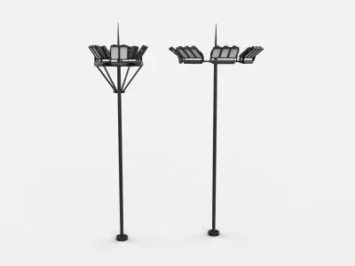 Stadium Light Tower 02 3D model