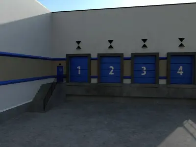 Ross Department Store - PBR Textured 3D Model Low-poly 3D model