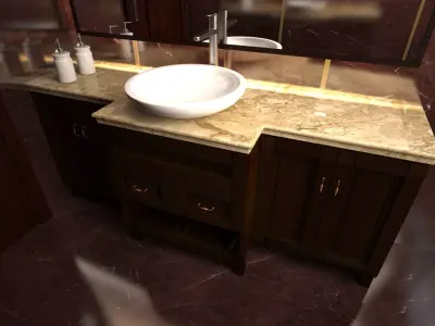 guest bathroom Free 3D model