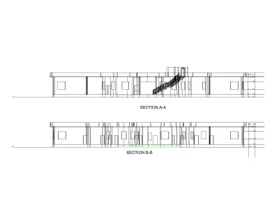 Basic Health Unit Low-poly 3D model