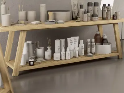 Bath Essentials Set for D5Render 3D model