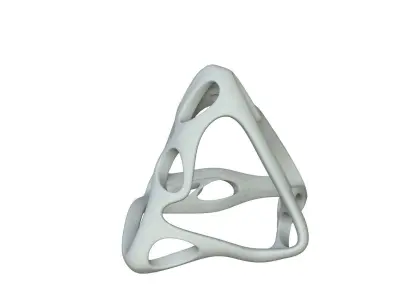 SciFi Cube Object No 61416 Low Poly Shape Low-poly 3D model