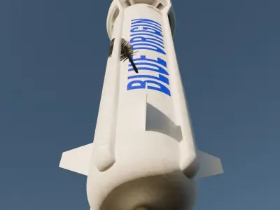 New Shepard 3D model