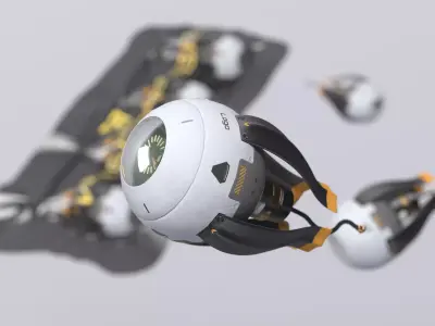 Scifi EyesBall Replacement Packing 3D model