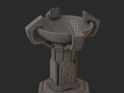 Fantasy candlestick 3D model