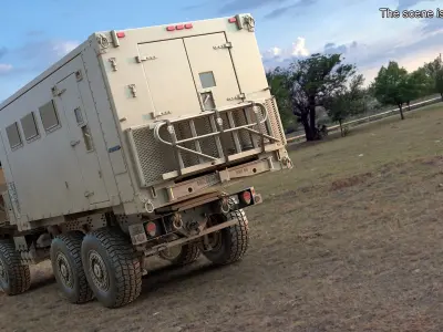  Military Mobile Command Center Desert 