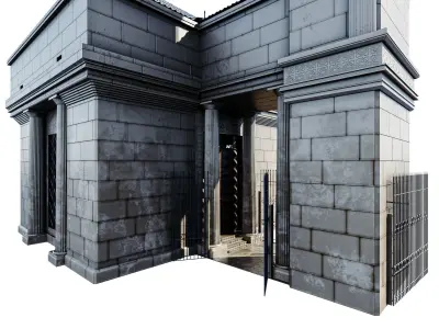 Main  Street Gate 3D model