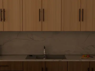 Kitchen Interior 3D model order