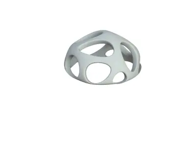 SciFi Cube Object No 54567 Low Poly Shape Low-poly 3D model