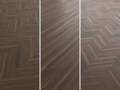 Walnut Wood Flooring and Parquet Set 04 Texture