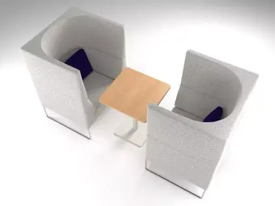 Mason High Back Set 1 3D model