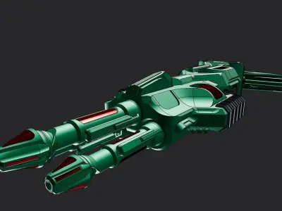 ARN-02 Sci-fi Battlecruiser 3D print model