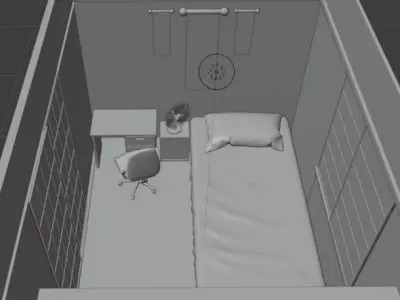 Japanese Room 3D model