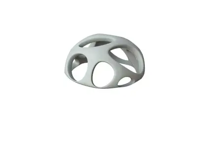 SciFi Cube Object No 47739 Low Poly Shape Low-poly 3D model