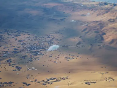 Arequipa Peru City Landscape 3D Model 3D model