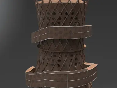 Sci-fi Concept Building         maybe  Free 3D model