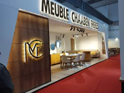 stand3 bedroom with walls and wooden floors 3D model