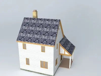 Cottage House Free 3D model get