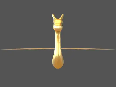 Cartoon Dragon Character v1 005 Low-poly 3D model