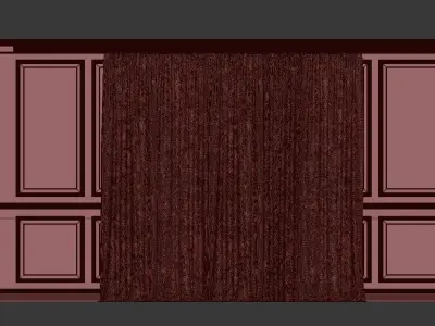 Curtain Set 316 3D model