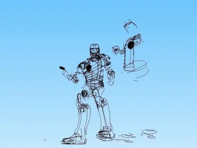 Iron man 3D model 3D model