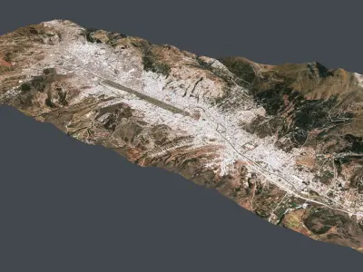 Cityscape Cusco Peru 3D model