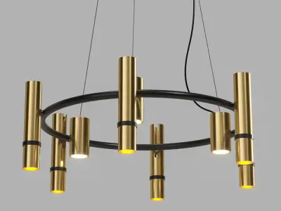 Lampatron React R 9 lamps 3D model