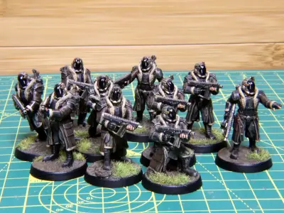 Lucian Balckguard - Troopers 3D print model