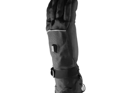 realistic glove heated gloves for motorcycles and snowmobiles Low-poly 3D model