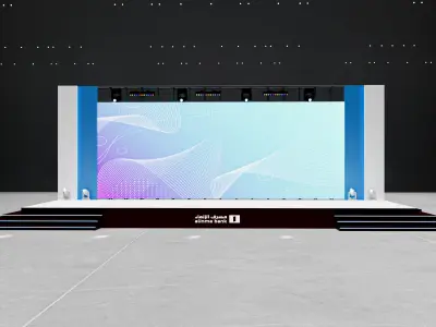 stage modern design  3D model
